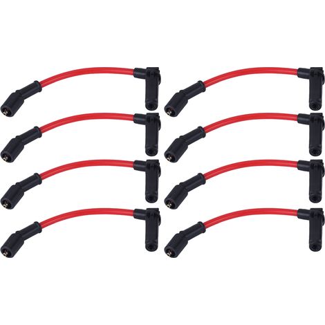 Fils de bougie d'allumage LSx LS1 LS2 LS3 LS6 LS7, 8 pièces, pour CHEVY/GMC 1999 – 2006 4,8l 5,3l 6,0l (1/5)