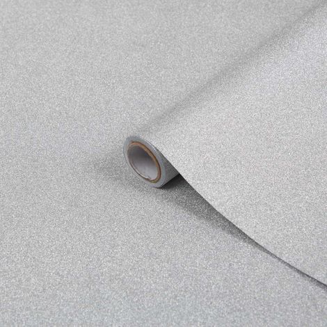 D-C-Fix Deco Classic Glitter Effect Silver Self Adhesive Film 1.5m x 45cm