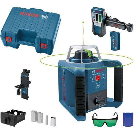 Bosch Zubehör - Rotationslaser, Reichweite 300 m, mit Empfänger und Zubehör 0601061701