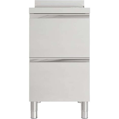 Maison Exclusive - Mobiletto da cucina commerciale con 2 cassetti 50x60x96 cm (1/5)