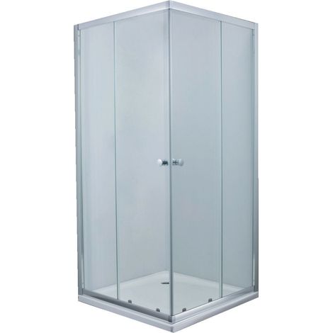 Primaster Duschkabine Eckeinstieg Easy 5 Eckdusche 185x90x90cm Glas (1/3)