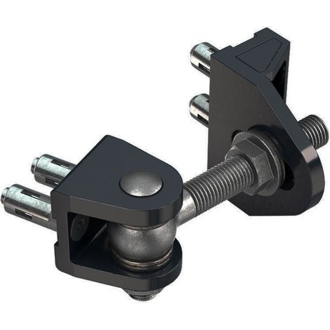 Locinox Bolton HD4D Quick-Fix cerniera nera 180° (1/2)