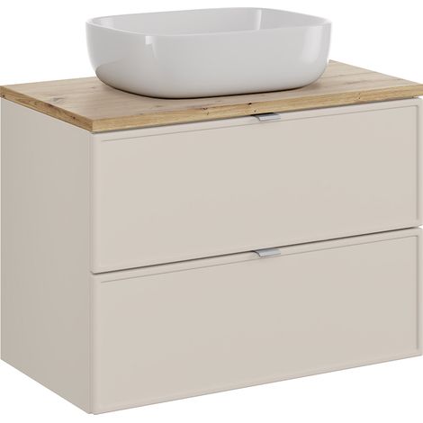 Mobile bagno con lavabo Alba cachemire 80cm