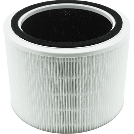 Filtro HEPA AllSpares H13 per purificatore d'aria adatto a Levoit Core 200S (Ø180x133mm)