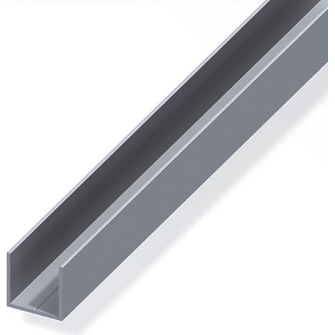Profilo a u 23.5x1.5 allum nat 2.5 mt