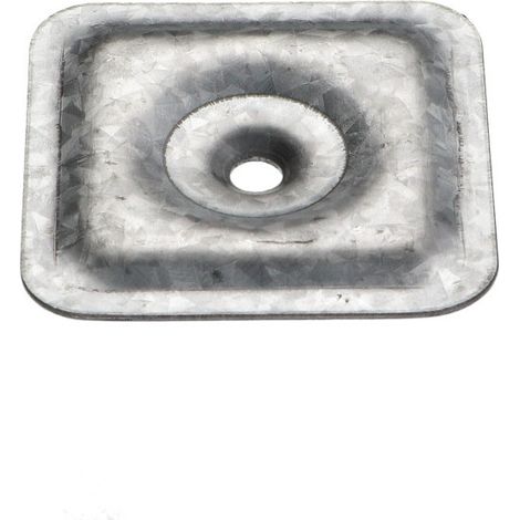 Plaquette d'étanchéité 40X40 Trou 4.5 Forte tenue à la corrosion Acier galvanisé à chaud-30 pièces