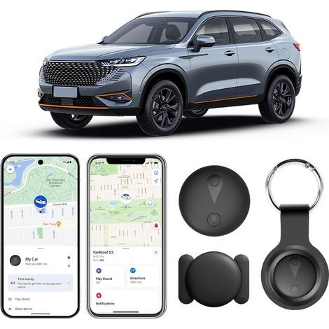 Traceur GPS pour voiture, traceur vocal magnétique caché, compatible iOS et Android, sans abonnement SIM, couverture mondiale, discret pour voiture, valise, clés (1/5)