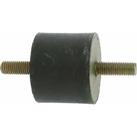 Amortiguador bloque Universal m芒le-m芒le - polea 50mm - longitud 40mm - Filet M10 - longitud filet 27mm