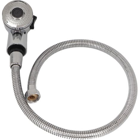 Kit de robinet pour lavabo de shampooing avec flexible de 70 cm et pulvérisateur, idéal pour salon de coiffure. (1/5)