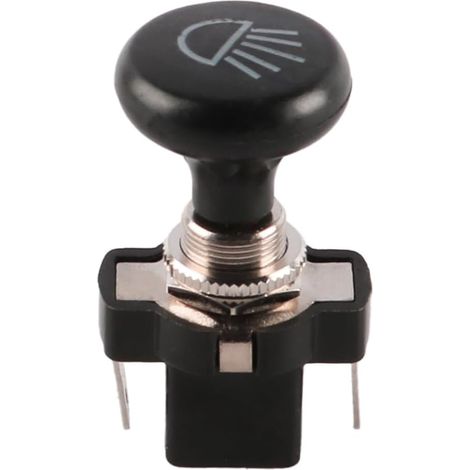 Interrupteur Push-Pull pour Phare Automobile 12 V, Compatible avec les tracteurs de Voitures de Club, Interrupteur de Rechange, Interrupteur à Tirer intégré 12 V pour Automobile (1/5)
