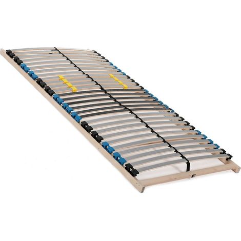 Lattenrost PREMIUM 100x200 cm - 28 Latten 7-Zonen Lattenrost Traglast ca. 140 Kg Birkenschichtholz Selbstmontage Germany