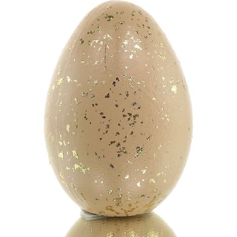 Kaemingk Osterdeko Austeller Ei - beige/gold - Kunststoff