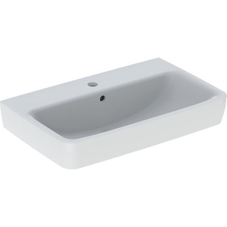 Geberit Renova Compact lavabo, avec trou pour robinetterie, avec