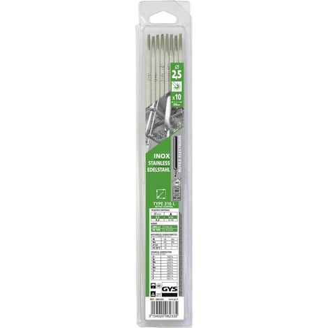 Gys Modelo 316L Electrodos inox para soldadura por arco