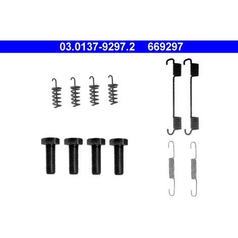 Kit d'accessoires, mâchoires de frein de stationnement ATE 03.0137-9297.2