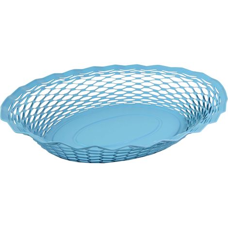 Corbeille à Pain 25 X 18 Cm Bleu - Vintages - Roger Orfevre (1/2)
