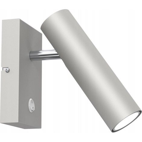 Luminex Axion Wandleuchte grau silber schwenkbar