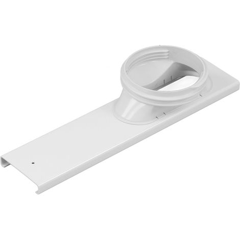 Kit d'évacuation de climatiseur portable 4 pièces, PVC ABS haute densité, résistant à la chaleur, sortie de fenêtre réglable pour fenêtre coulissante (1/5)