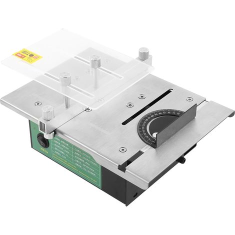 Scie circulaire miniature précise DC12-24V, machine de découpe électrique réglable pour bricolage, outil de table compact à usage domestique, kit de sciage portable (1/5)