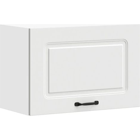 Mueble de pared de cocina de diseño moderno ahorra espacio 60 x 31 x 40 cm madera de ingeniería blanca 020050002 (1/5)