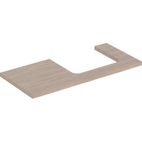 Geberit ONE placa de lavabo, recortable derecha, 105x3x47 cm, (1/4)