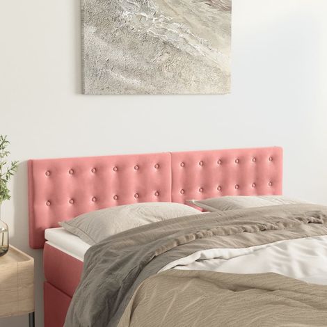 Têtes de lit Rose 144 x 5 x 78/88 cm Velours (1/5)