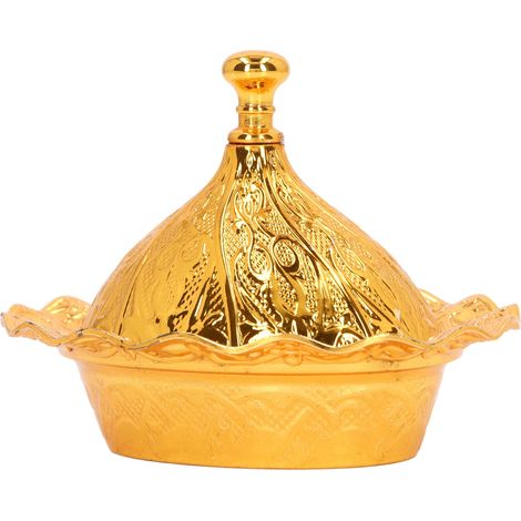 Bols à Sucre Vintage en Alliage de Zinc avec Couvercle, Décoration Rétro Élégante pour Mariage et Fêtes (1/5)