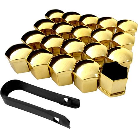 Generic Couvercles de Valve de Pneu de Voiture, Couvercles de Boulons de Pneu Décoratifs pour Roues 20 Pièces en Nylon pour Vélo et Moto (GEN19mm) (1/2)