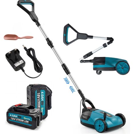 Outsunny 18V Cordless Lawnmower with 2 x 4Ah Batteries & Charger (1/5)