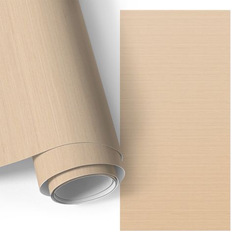 Möbel - Klebefolie - Möbelfolie - abwaschbare und selbstklebende Deko-Folie für Küche - Schrank -Tisch & Fensterbank - Beiger Hintergrund 50x100 cm