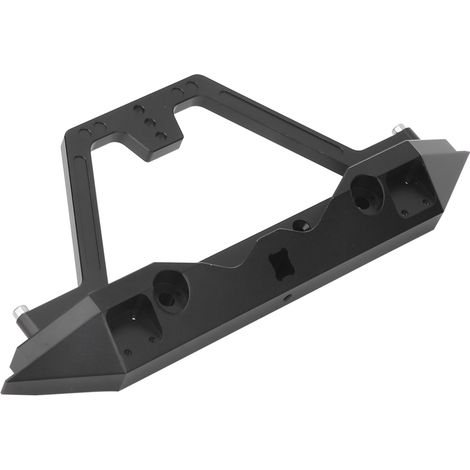 Heckstoßstange aus Metall mit Reserveradhalterung und LED-Beleuchtung, passend für Traxxas SCX10 90046, Auto, Schwarz (1/5)
