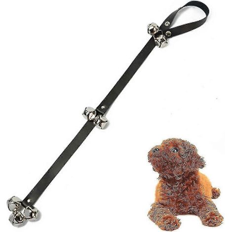 Clochettes pour l'apprentissage de la propreté chez le chien - Clochette en cuir à suspendre à la porte (1/5)