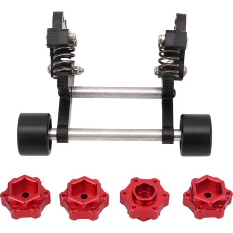 Barre de wheeling en alliage d'aluminium, accessoire de mise à niveau pour voiture RC LOSI LMT 1/8, rouge (1/5)