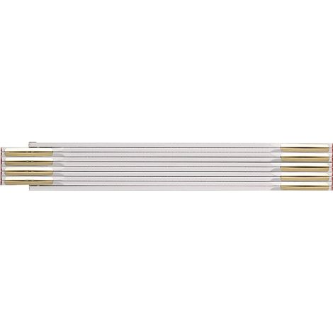 BMI  Medidor  articulado  9042  L.2m  B.16mm  mm/cm  CE  III  Haya  blanca  -  980904200