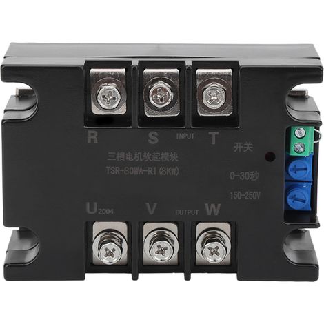Module de moteur de contrôleur de démarrage progressif, accessoires triphasés, fond en laiton pour ventilateurs (1/5)