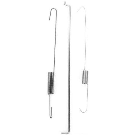 Lot de 3 ressorts de rappel d'accélérateur, tige de connexion de régulateur, adaptés aux modèles GX140, GX160, GX200, ressort de réglage fin + ressort de rappel + tige de traction (1/4)