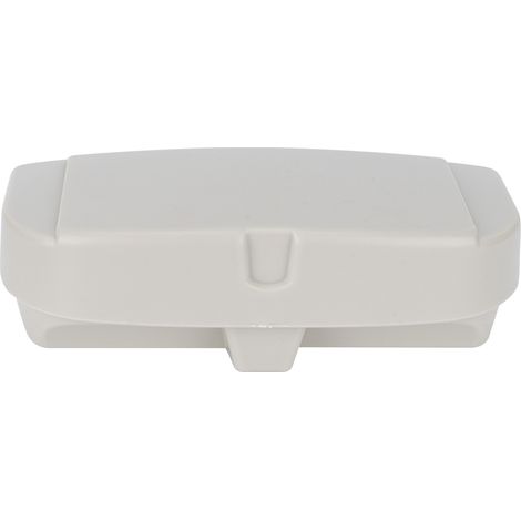 Étui à lunettes de soleil pour pare-soleil de voiture avec clips de rangement pour tickets et lunettes de soleil - Organisateur universel - Beige (1/5)