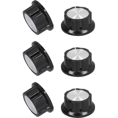 Lot de 50 boutons de potentiomètre de remplacement pour interrupteur de lampe, compatibles avec les modèles RV24YN 20S, RV24YN 30S, WTH118 2W 20S et WH118 2W 20S.