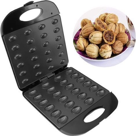 Electric waffle and nut cake maker, 1400W, 24 pieces, US (1/5)
