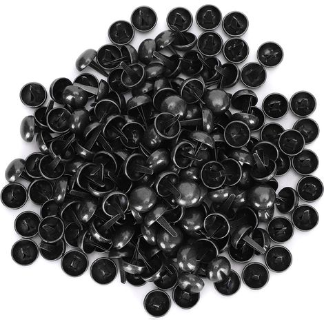 Lot de 200 embouts coniques en forme de champignon de 15 mm pour la maroquinerie, sacs et valises. (1/5)