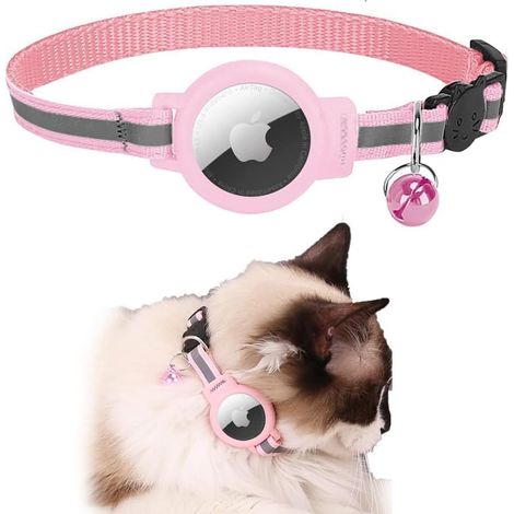 Collier Chat Localisateur avec Support Rond Support de (1/5)