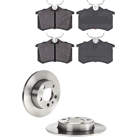 KIT FRENI POSTERIORI compatibile con VW POLO V (6R1,6C1) - DISCHI + PASTIGLIE OEM: P 85 020 / 16883 /SOSTITUZIONE DIRETTA/BASSA POLVERE/SILENZIOSO (1/5)