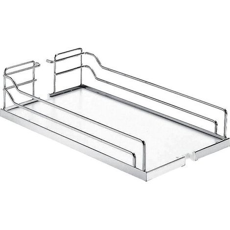 Set de 2 étagères 400mm Chromé Fond Blanc Arena Classic DISPENSA - KESSEBÖHMER FRANCE
