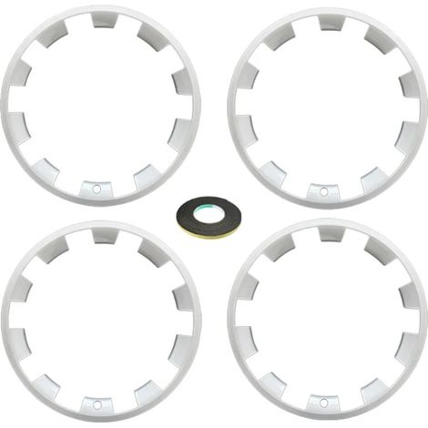 Couvercles de protection de moyeu de roue, plastique ABS durable, installation facile à clipser, Argent, Pour le modèle Y Juniper, Expédition en 5 jours, 20 pouces 2025 2026 (1/2)