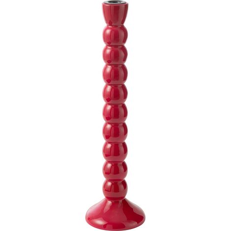 Bougeoir Design en Bois "Waldo" 38cm Fuchsia (1/5)