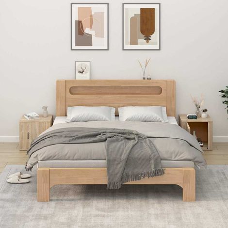 vidaXL Mesitas de noche 2 unidades color roble Sonoma 50x39x47 cm (1/5)