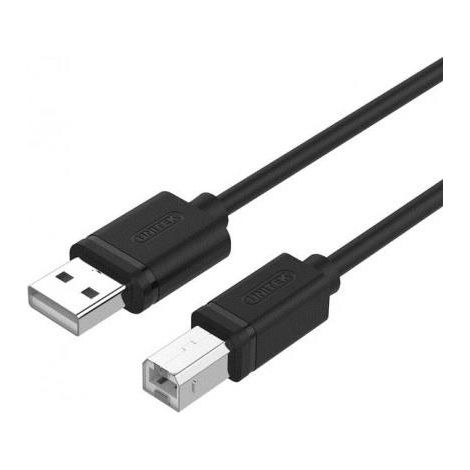 Cable USB 2.0 AM-BM Unitek Y-C421GBK, 5 m (1/5)