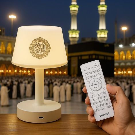 veilleuse coranique bebe enfant, veilleuse coran , lampe coranique bluetooth , lecteur coran et invocation rokia et chant religieux ,ecoute coran avec un éclairage d'ambiance,cadeau aid a offrir (1/5)