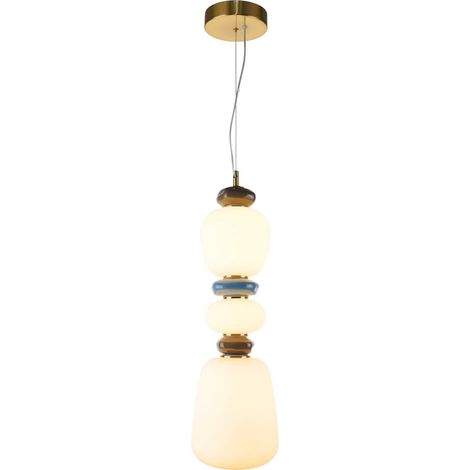 Lámpara colgante LED Evans color oro italux PND-94981V-3A-GD (1/2)