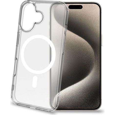 Gelskin Mag TPU Cover MagSafe kompatibles iPhone 16 Transparent (1/4)